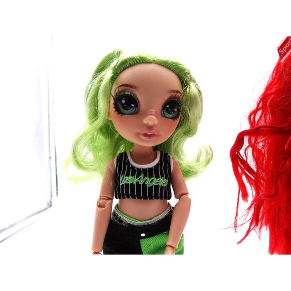Rainbow High Cheer Ruby Anderson Red Fashion Cheerleader Doll and Jade Hunter Do - Picture 6 of 14